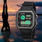 Fashion High-End Multi-Function 30M Sports Waterproof sport watch Electronic digital Watch gifts Men's wrist luminous watch for