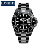 LOREO Automatic Mechanical Watches Diver Sport 200M Luxury Brand Men's Watches Business Wrist watch Male Clock Relogio Masculino