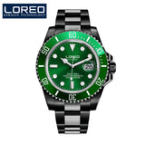 LOREO Automatic Mechanical Watches Diver Sport 200M Luxury Brand Men's Watches Business Wrist watch Male Clock Relogio Masculino