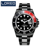 LOREO Automatic Mechanical Watches Diver Sport 200M Luxury Brand Men's Watches Business Wrist watch Male Clock Relogio Masculino