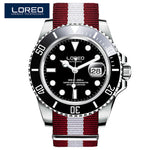 LOREO Automatic Mechanical Watches Diver Sport 200M Luxury Brand Men's Watches Business Wrist watch Male Clock Relogio Masculino