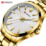 CURREN 2019 New Men Gold Watch Luxury Brand Analog Sport Watches Fashion Business Quartz Clock Male Waterproof Relogio Masculino