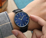 New Men's Watch 6.5mm Ultra-thin KEMANQI Brand Watches Leather Simple Business Quartz Wristwatch Roman Masculine Male relojes