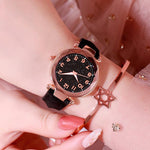 Dropshipping Women's Watches Fashion Starry Sky Quartz Wristwatches Ladies Luxury Golden Wrist Watches Top relogio feminino 2019