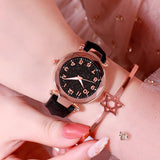 Dropshipping Women's Watches Fashion Starry Sky Quartz Wristwatches Ladies Luxury Golden Wrist Watches Top relogio feminino 2019