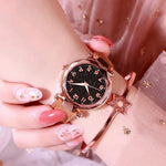 Dropshipping Women's Watches Fashion Starry Sky Quartz Wristwatches Ladies Luxury Golden Wrist Watches Top relogio feminino 2019