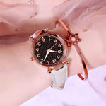 Dropshipping Women's Watches Fashion Starry Sky Quartz Wristwatches Ladies Luxury Golden Wrist Watches Top relogio feminino 2019