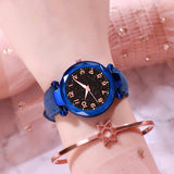 Dropshipping Women's Watches Fashion Starry Sky Quartz Wristwatches Ladies Luxury Golden Wrist Watches Top relogio feminino 2019