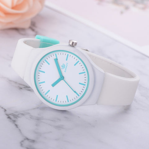 Luxury Women Watches Ladies Solid Pattern Fashion Elegant Silicon Strap Fashion Women Wristwatch 2019 New Gift Bracelet Clock