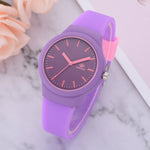 Luxury Women Watches Ladies Solid Pattern Fashion Elegant Silicon Strap Fashion Women Wristwatch 2019 New Gift Bracelet Clock