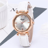 Hot Sale Exquisite Irregular Small Dial Women Watch Luxury Rhinestone Ladies Quartz WristWatches Fashion Leather Strap  Clock #B