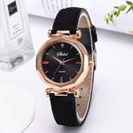 Hot Sale Exquisite Irregular Small Dial Women Watch Luxury Rhinestone Ladies Quartz WristWatches Fashion Leather Strap  Clock #B