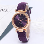 Hot Sale Exquisite Irregular Small Dial Women Watch Luxury Rhinestone Ladies Quartz WristWatches Fashion Leather Strap  Clock #B