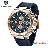 BENYAR 2019 New quartz men's watches Multifunction sport chronograph watch men top luxury brand wrist watch Relogio Masculino