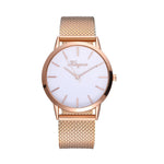 Hot Sale Gold Women Bracelet Watch Quartz WristWatches Women's Casual Silicone strap Band Watch Analog WristWatch Tok Reloj