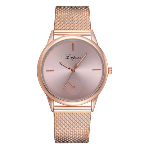 High-end Women's Watch Casual Alloy Wristwatch Minimalist  Silicone strap Analog Quartz Watches Female Wrist Watches reloj mujer