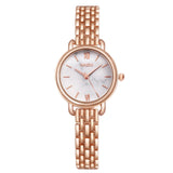 Fashion Silver women's watches Rose Gold Stainless Steel Women Quartz Wristwatch Dress Ladies watch reloj mujer relogio femino