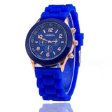 2019 Hot Sales Geneva Brand Silicone Women Watch Ladies Fashion Dress Quartz Wristwatch Female Watch montre relogio feminino