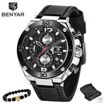 BENYAR 2019 New quartz men's watches Multifunction sport chronograph watch men top luxury brand wrist watch Relogio Masculino