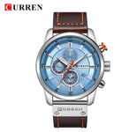 CURREN 8291 Luxury Brand Men Analog Digital Leather Sports Watches Men's Army Military Watch Man Quartz Clock Relogio Masculino