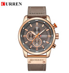 CURREN 8291 Luxury Brand Men Analog Digital Leather Sports Watches Men's Army Military Watch Man Quartz Clock Relogio Masculino