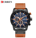 CURREN 8291 Luxury Brand Men Analog Digital Leather Sports Watches Men's Army Military Watch Man Quartz Clock Relogio Masculino