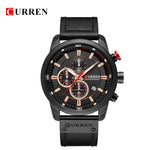 CURREN 8291 Luxury Brand Men Analog Digital Leather Sports Watches Men's Army Military Watch Man Quartz Clock Relogio Masculino