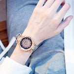 2019 Women Watches Bracelet set Starry Sky Ladies Bracelet Watch Casual Leather Quartz Wristwatch Clock Relogio Feminino