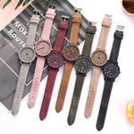 Retro Simple Women Watches Laides Casual Quartz Wrist Watch Multicolor Leather Band New Strap Watch Female Clock reloj mujer #L