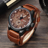 CURREN Mens Watches Waterproof Top Brand Luxury Calendar Fashion Male Clock Leather Sport Military Men Wristwatch Dropship 8225