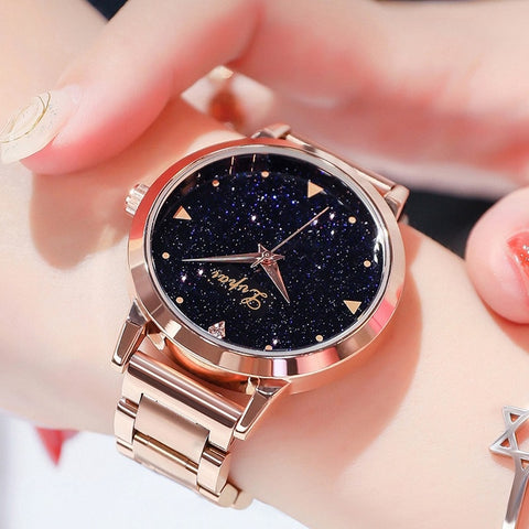 Dropshipping Lvpai Brand Women Dress Watches Big Dial Rose Gold Fashion Ladies Wristwatch Creative Quartz Clock Luxury Watches