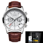 LIGE Top Brand Luxury Fashion New Leather Strap Quartz Men Watches Casual Date Business Male Wristwatches Homme Montre Clock+Box