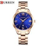 CURREN Gold Watch Women Watches Ladies 9007 Steel Women's Bracelet Watches Female Clock Relogio Feminino Montre Femme