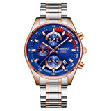 NIBOSI Fashion Mens Watches Top Brand Luxury Wrist Watch Quartz Clock Gold Watch Men Waterproof Chronograph Relogio Masculino