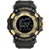 Mens Watch Military Water resistant SMAEL Sport watch Army led Digital wrist Stopwatches for male 1802 relogio masculino Watches