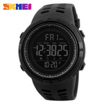 SKMEI Fashion Outdoor Sport Watch Men Multifunction Watches Alarm Clock Chrono 5Bar Waterproof Digital Watch reloj hombre 1251