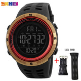 SKMEI Fashion Outdoor Sport Watch Men Multifunction Watches Alarm Clock Chrono 5Bar Waterproof Digital Watch reloj hombre 1251