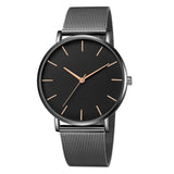 2020 Ultra-thin Rose Gold Watch Minimalist Mesh Women Watch montre femme  Watches Zegarek Damski Watch  Relojes Para Mujer Reloj