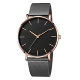 2020 Ultra-thin Rose Gold Watch Minimalist Mesh Women Watch montre femme  Watches Zegarek Damski Watch  Relojes Para Mujer Reloj