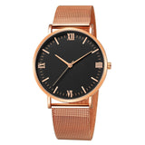 2020 Ultra-thin Rose Gold Watch Minimalist Mesh Women Watch montre femme  Watches Zegarek Damski Watch  Relojes Para Mujer Reloj