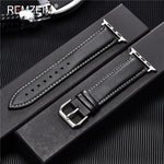 Calfskin Genuine Leather Watchband 38mm 40mm for iwatch 1 2 3 4 5 Soft Material Replace Wrist Strap 42mm 44mm for Apple Watch