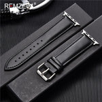 Calfskin Genuine Leather Watchband 38mm 40mm for iwatch 1 2 3 4 5 Soft Material Replace Wrist Strap 42mm 44mm for Apple Watch