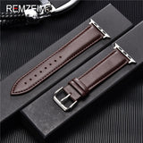 Calfskin Genuine Leather Watchband 38mm 40mm for iwatch 1 2 3 4 5 Soft Material Replace Wrist Strap 42mm 44mm for Apple Watch