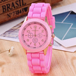 Geneva Silicone Watches Fashion Beautiful Colorful Jelly Student Clock Casual Luxury Woman Watch Zegarek Damski Reloj Mujer часы