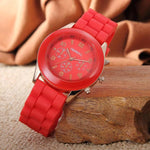 Geneva Silicone Watches Fashion Beautiful Colorful Jelly Student Clock Casual Luxury Woman Watch Zegarek Damski Reloj Mujer часы