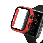 Glass+case For Apple Watch serie 6 5 4 3 SE 44mm 40mm iWatch Case 42mm 38mm bumper Screen Protector+cover apple watch Accessorie