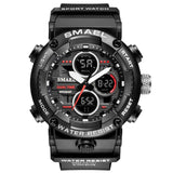 SMAEL Sport Watch Men Waterproof LED Digital Watches Stopwatch Big Dial Clock For Male 8038 relogio masculino Men Watches Quartz