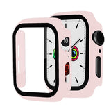 Cover for apple watch case 44mm 40mm 38mm 42mm iwatch case screen protector bumper Tempered Glass apple watch series 6 se 5 4 3