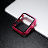 Glass+Cover For Apple Watch case 44mm 40mm 42mm 38mm iWatch case Accessorie bumper+Screen Protector Apple watch serie 3 4 5 6 SE