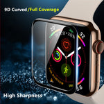 Soft Glass For Apple Watch 6 5 4 se 44mm 40mm iWatch series 3 42mm 38mm 9D HD (Not Tempered) Film Apple watch Screen Protector